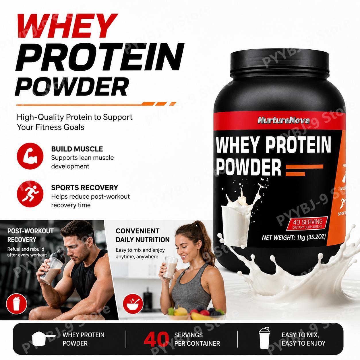 NurtureNova Whey Protein Powde - đánh giá và giá Nutrition Of Fitness